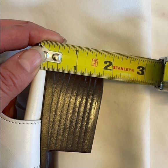 SAS SANDALS.  WHITE LEATHER.  NEW - Picture 7 of 9